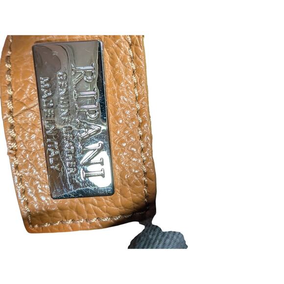 Ripani Genuine Leather Italian Handbag Rare Mint Removable Shoulder Strap - Picture 10 of 10